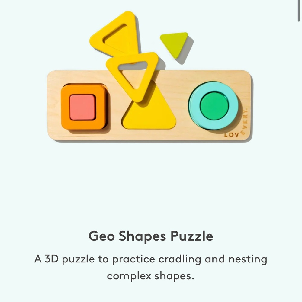 Colorful Shape Sorting Puzzle for Kids